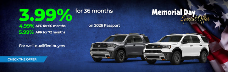 2026 Passport APR Offer