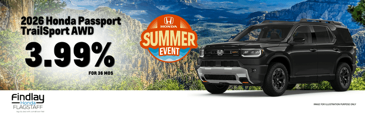 New 2026 Honda Passport Finance Special 3.99% APR Special