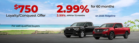 2026 Ridgeline APR Offer