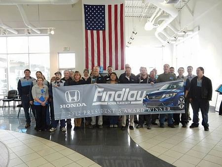 Findlay Honda Flagstaff Earns the President's Award for Their Exceptional Performance