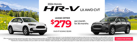 2024 HR-V LX Lease Special