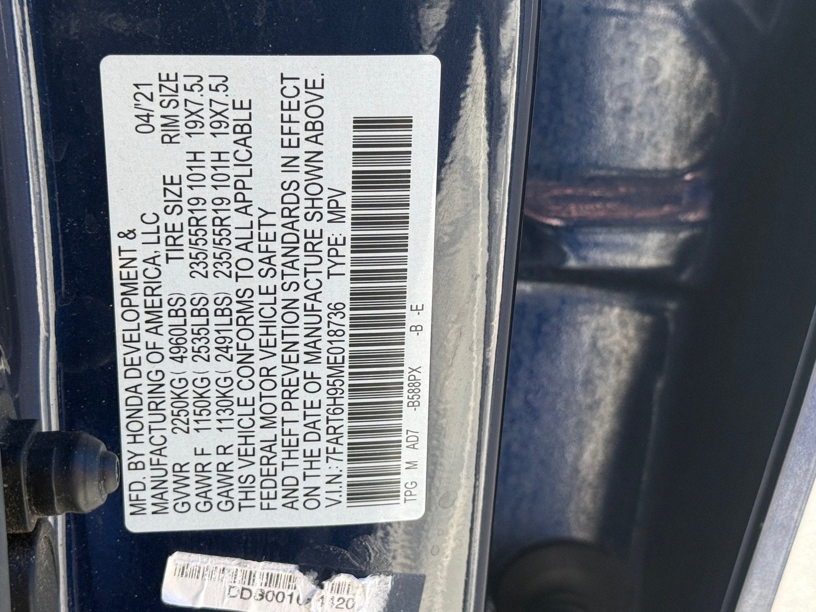 2021 Honda CR-V Touring - Photo 49