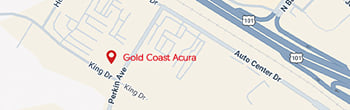 map of Gold Coast Acura