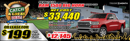 RAM 1500 Big Horn Quad Cab Lease Special