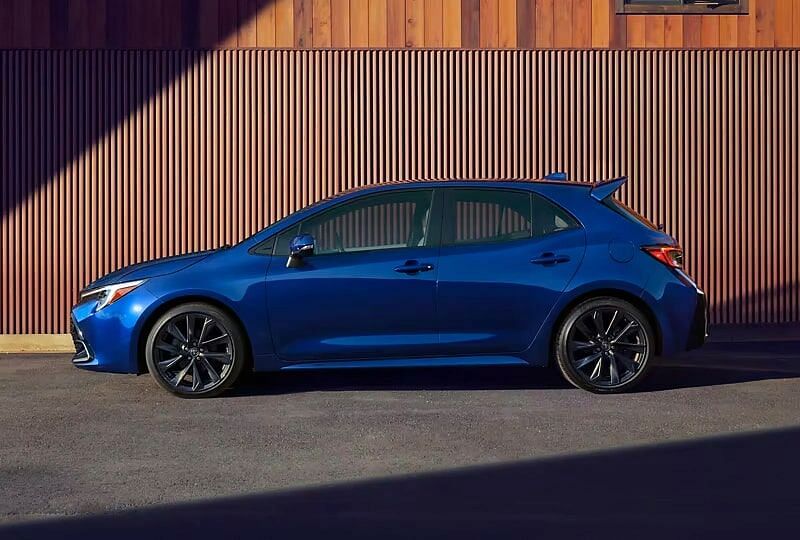 2023 Toyota Corolla Hatchbackparked outside