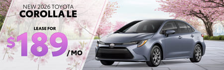 Toyota Corolla Lease Special
