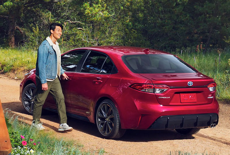 2024 Toyota Corolla Hybrid's rear view