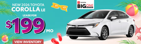 Toyota Corolla Lease Special