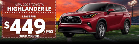 2025 Highlander LE Lease Special
