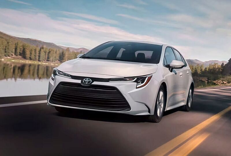 2024 Toyota Corolla driving back road