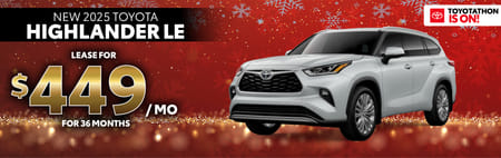 Highlander LE Lease Special