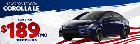 Toyota Corolla Lease Special