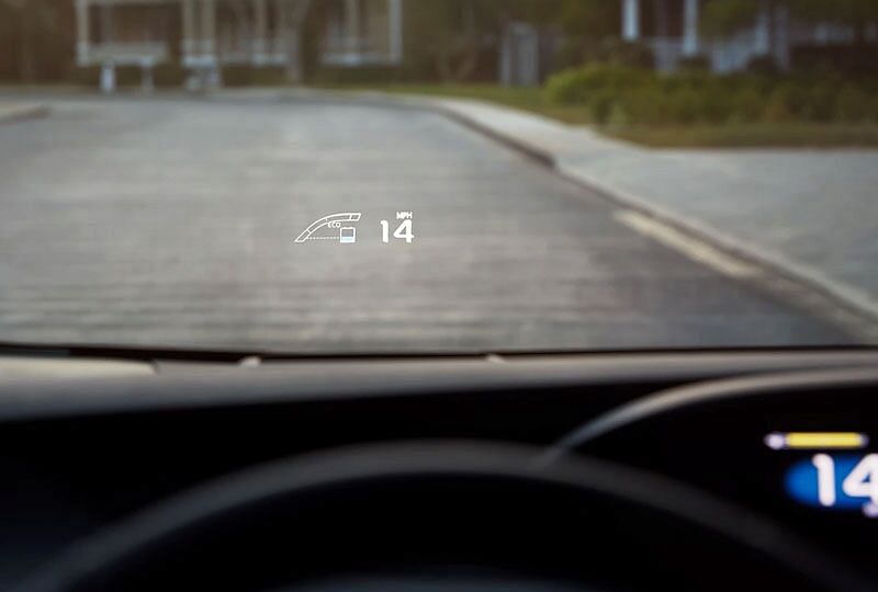 A depiction of the heads up display