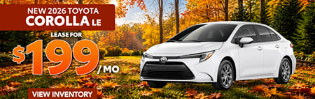 Toyota Corolla Lease Special