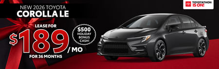 Toyota Corolla Lease Special