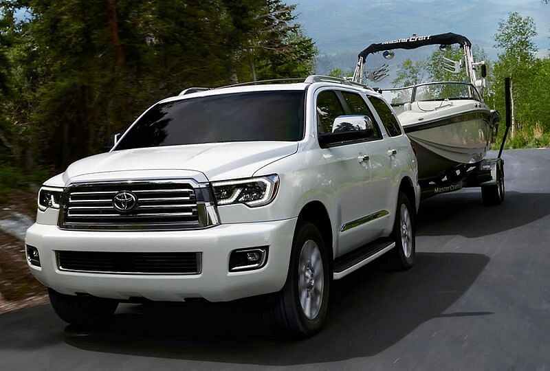 2022 Sequoia picture towing a boat