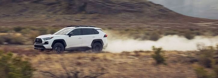 2022 RAV4 in action off road