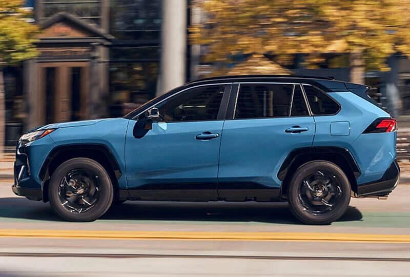 2022 RAV4 Hybrid in motion