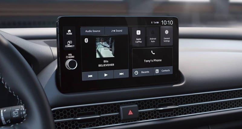 The 2026 HR-V Interior Shot showin 9 inches screen