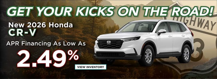New 2026 Honda CR-V Finance Special 2.49% APR Special