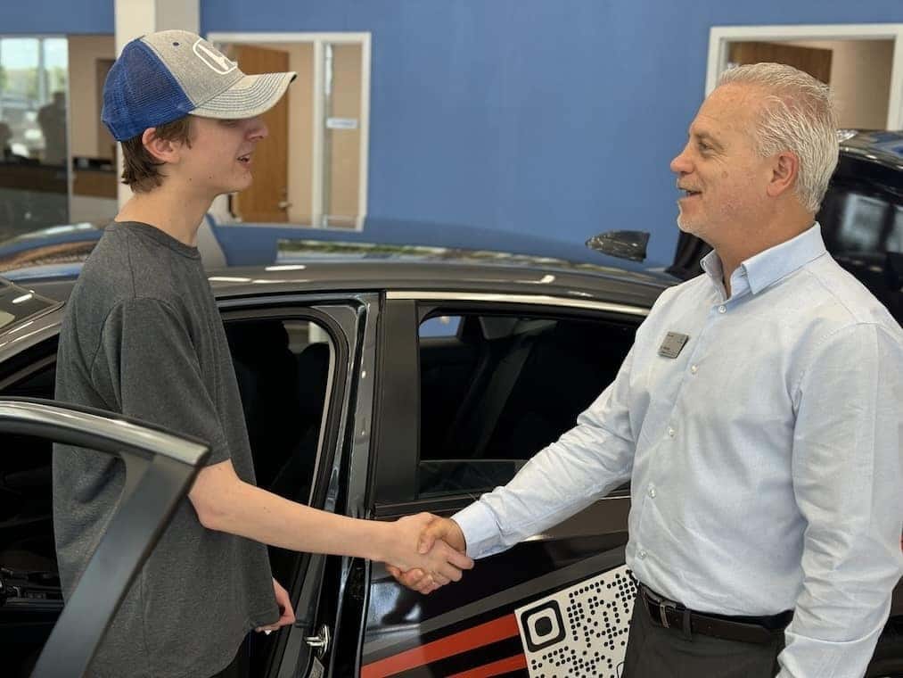 Handshake with Participant