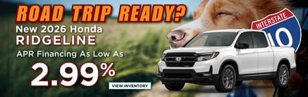 New 2026 Honda Ridgeline Finance Special
