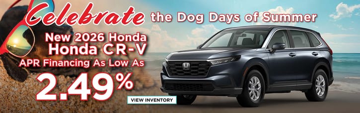 New 2026 Honda CR-V Finance Special 2.49% APR Special