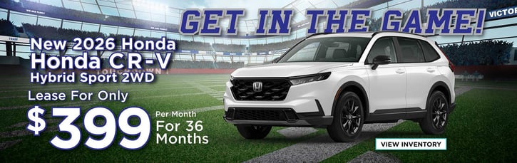 Lease 2026 Honda CR-V Hybrid Sport 2WD $399