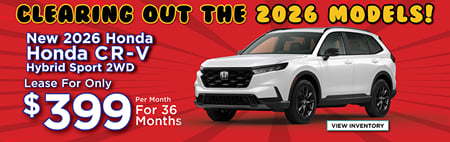 Lease 2026 Honda CR-V Hybrid Sport $399