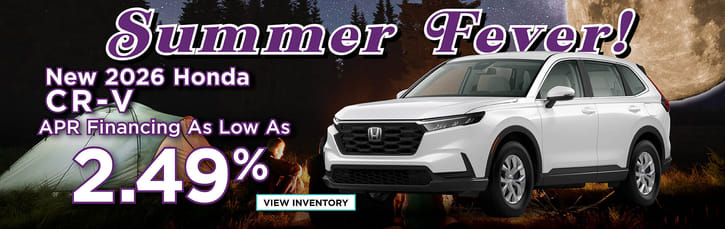 New 2026 Honda CR-V Finance Special 2.49% APR Special
