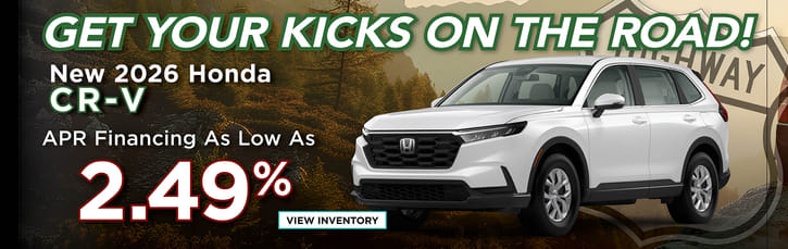 New 2026 Honda CR-V Finance Special 2.49% APR Special