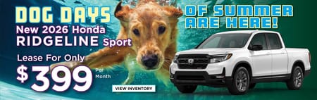 Lease 2026 Honda Ridgeline Sport $399