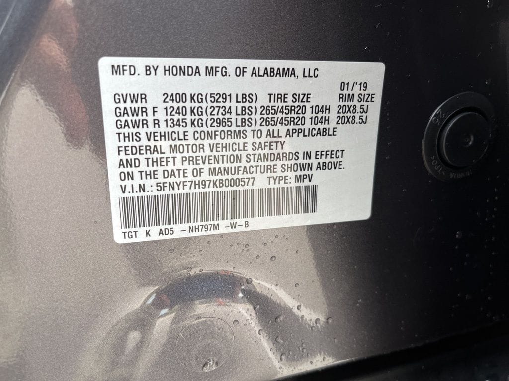 2019 Honda Passport Touring - Photo 8