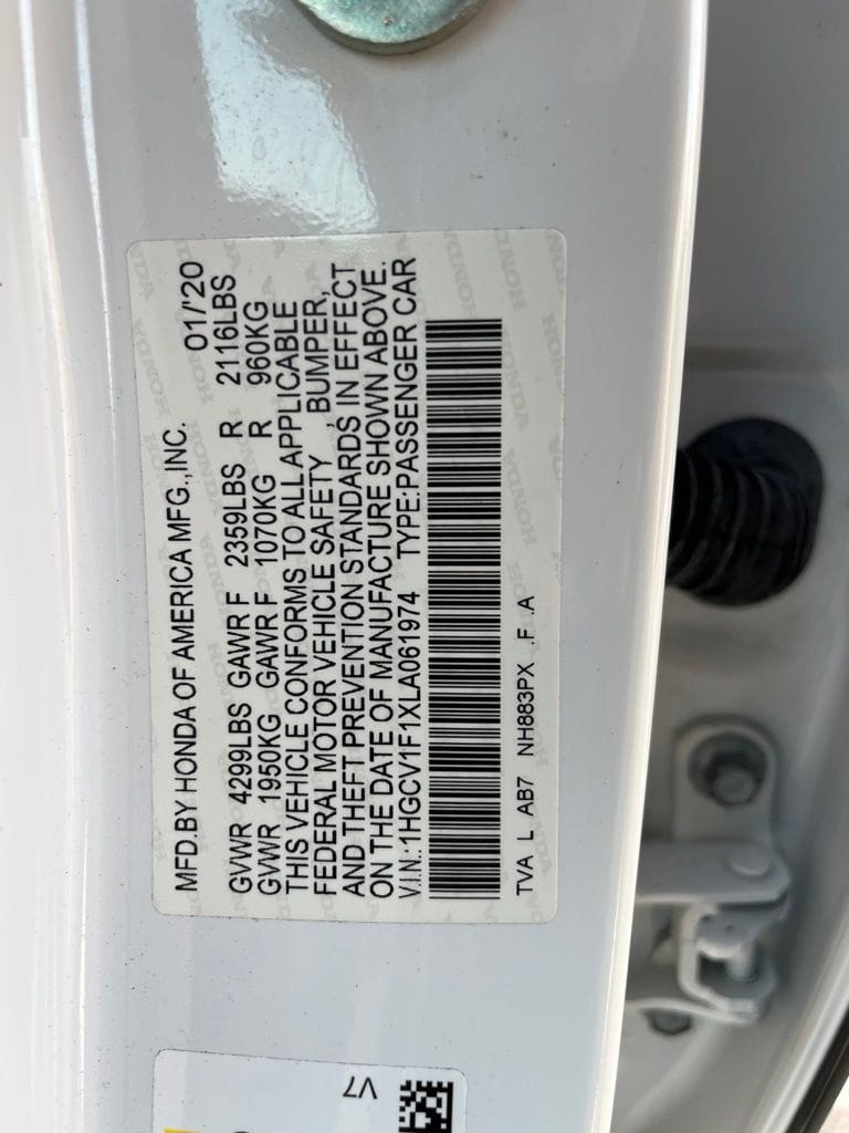 2020 Honda Accord LX - Photo 9