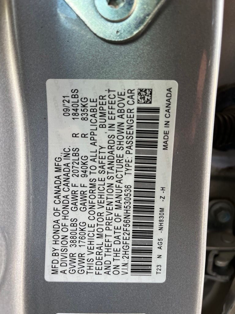 2022 Honda Civic Sport - Photo 11