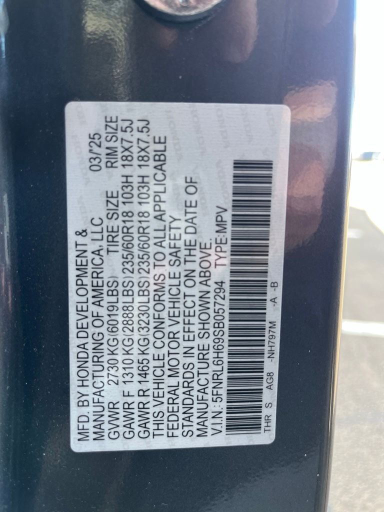 2025 Honda Odyssey EX-L - Photo 9