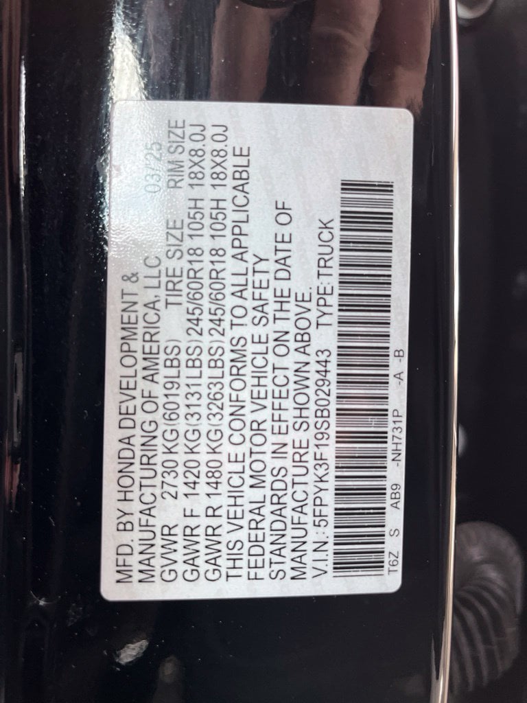 2025 Honda Ridgeline Sport - Photo 11