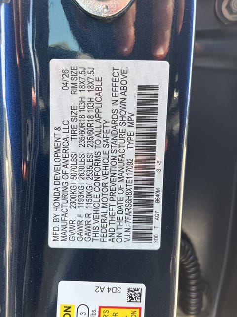 2026 Honda CR-V Hybrid Sport-L