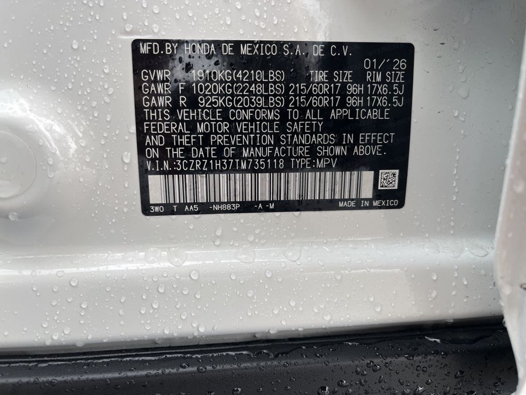 2026 Honda HR-V LX - Photo 10