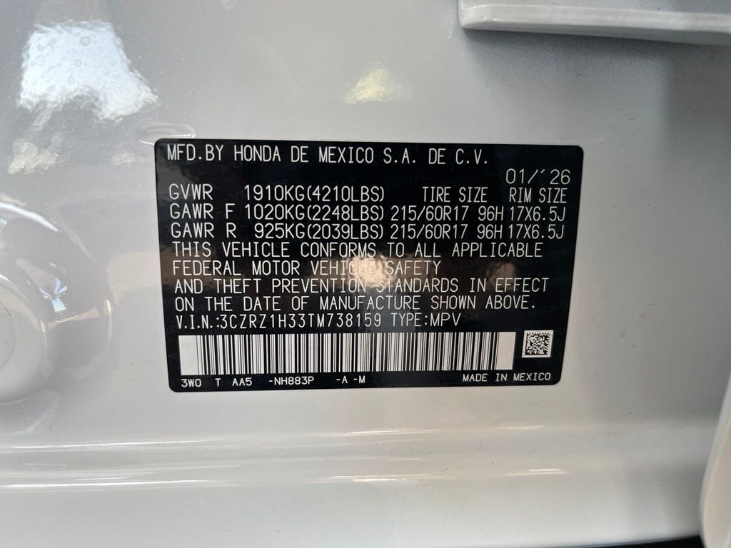 2026 Honda HR-V LX - Photo 10