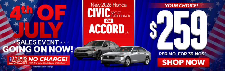 New 2026 Honda CR-V Hybrid Sport-L 2WD	"$349 a month for 36 Months* PLUS 3 YEARS SCHEDULE MAINTENANCE NO CHARGE! With Any New Honda Lease or Purchase+ Exclusively at Honda Mall of Georgia**     "