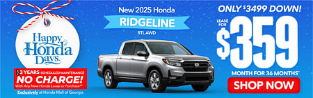 2025 Ridgeline Lease Special