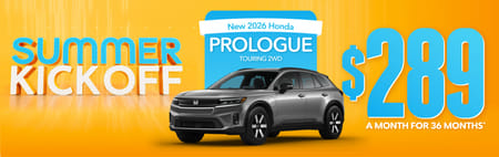 New 2026 Honda Prologue Touring 2WD $289 a month for 36 Months*