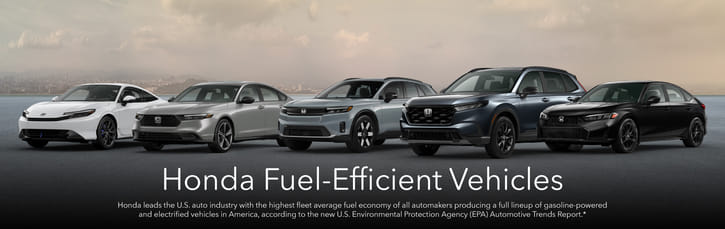 Honda is #1 Full-Line Automaker in Fuel Efficiency in Latest U.S. EPA Trends Report