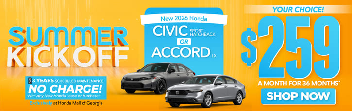 New 2026 Honda CR-V Hybrid Sport-L 2WD	"$349 a month for 36 Months* PLUS 3 YEARS SCHEDULE MAINTENANCE NO CHARGE! With Any New Honda Lease or Purchase+ Exclusively at Honda Mall of Georgia**     "