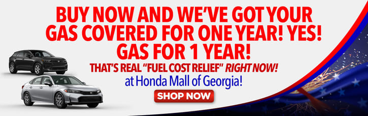 BUY NOW AND WE’VE GOT YOUR GAS COVERED FOR ONE YEAR! YES! GAS FOR 1 YEAR!*