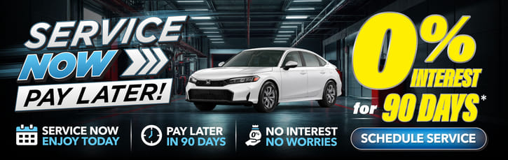 Service Now Pay Later 0% Interest for 90 Days