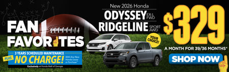 Lease 2026 Honda Ridgeline Sport $329
