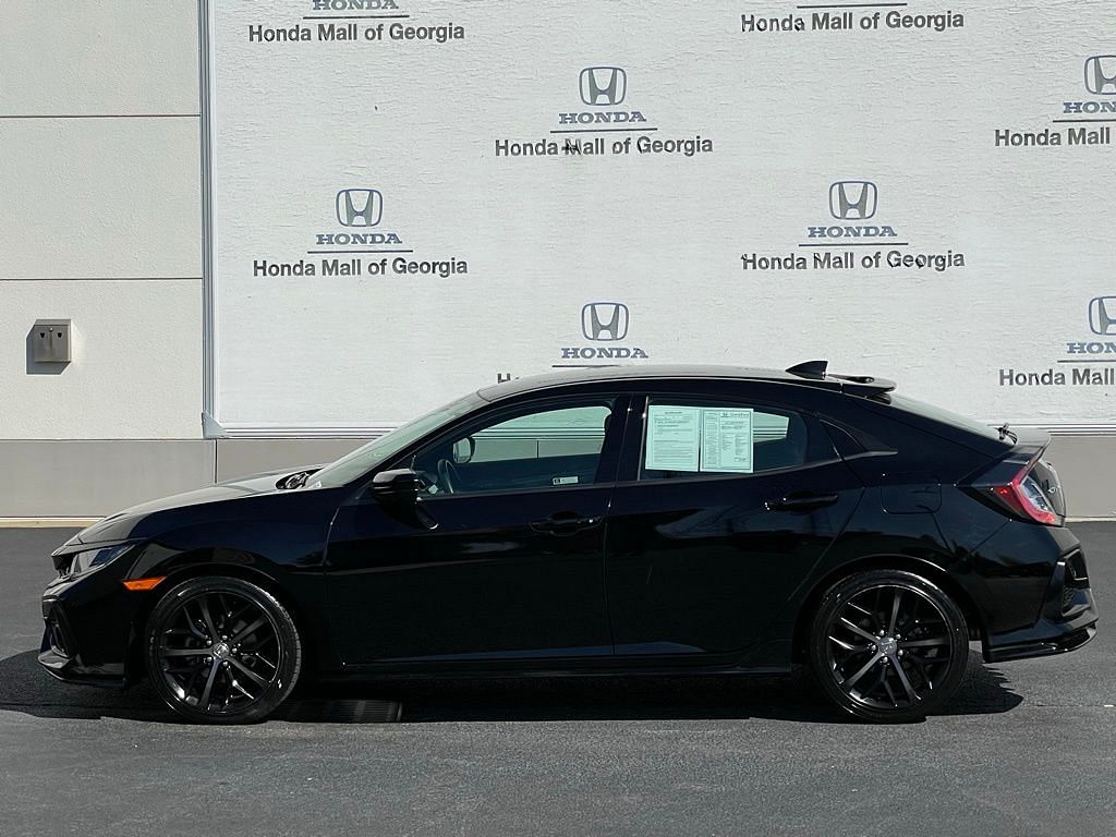 Used 2021 Honda Civic Hatchback Sport with VIN SHHFK7H42MU232349 for sale in Buford, GA