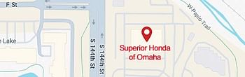 map of Superior Honda of Omaha